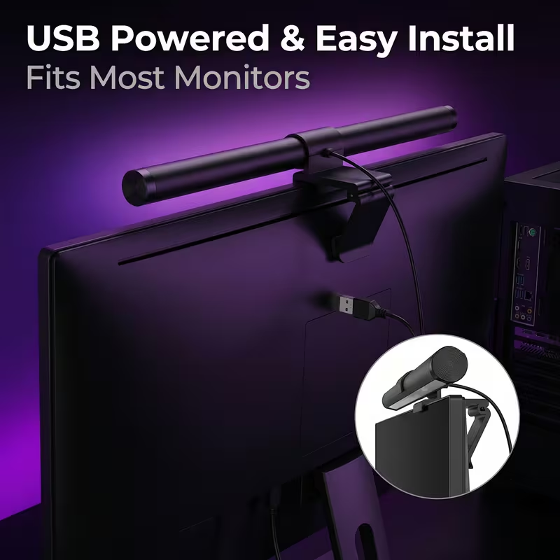 Desk Setup Modern - Listwa świetlna LED do monitora z