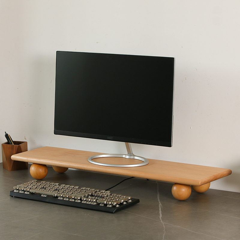 Dual Monitor Desk Setup - Podwójny stojak na monitor z naturalnego