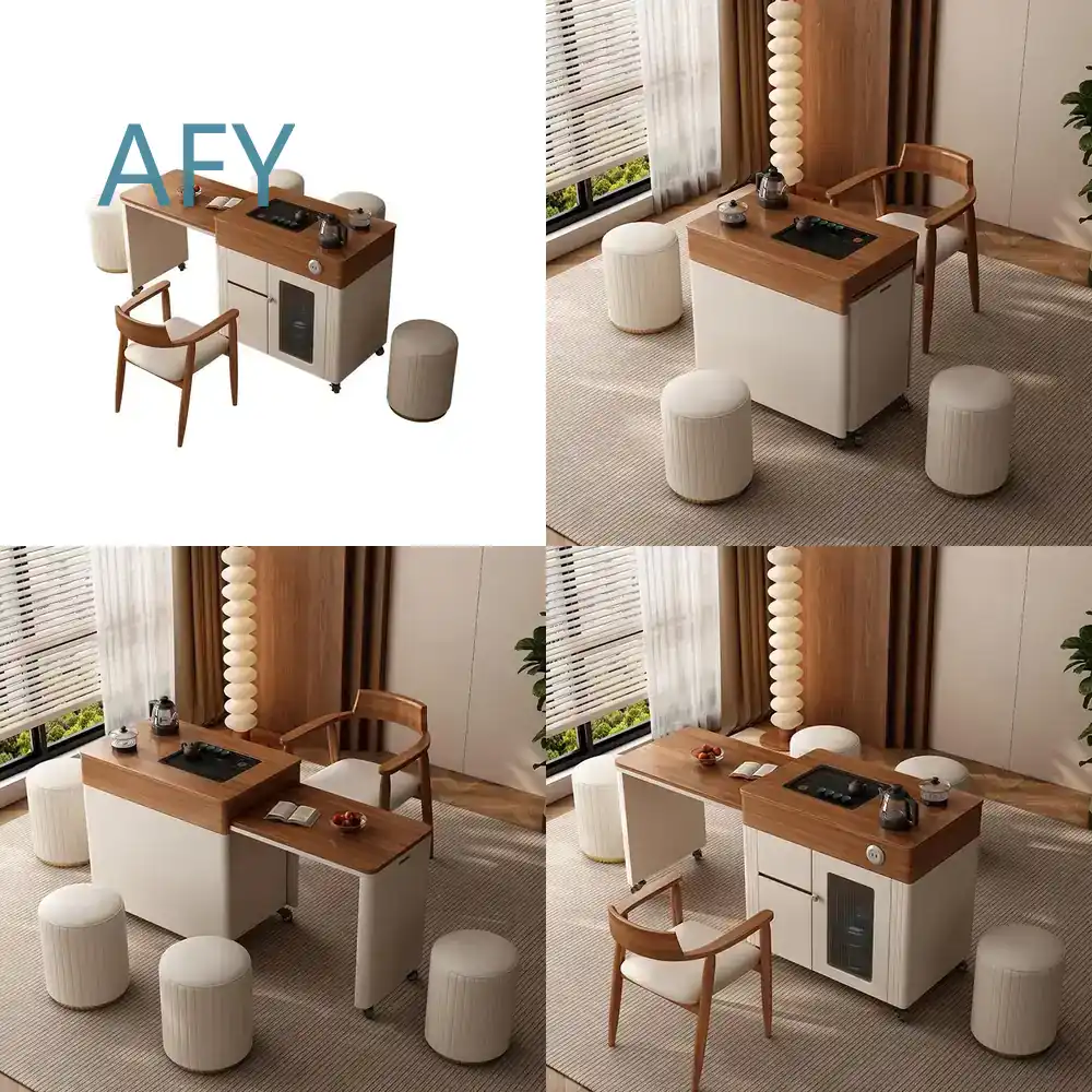 Desk Setup Small Room - Zestaw: stolik i krzesło z litego