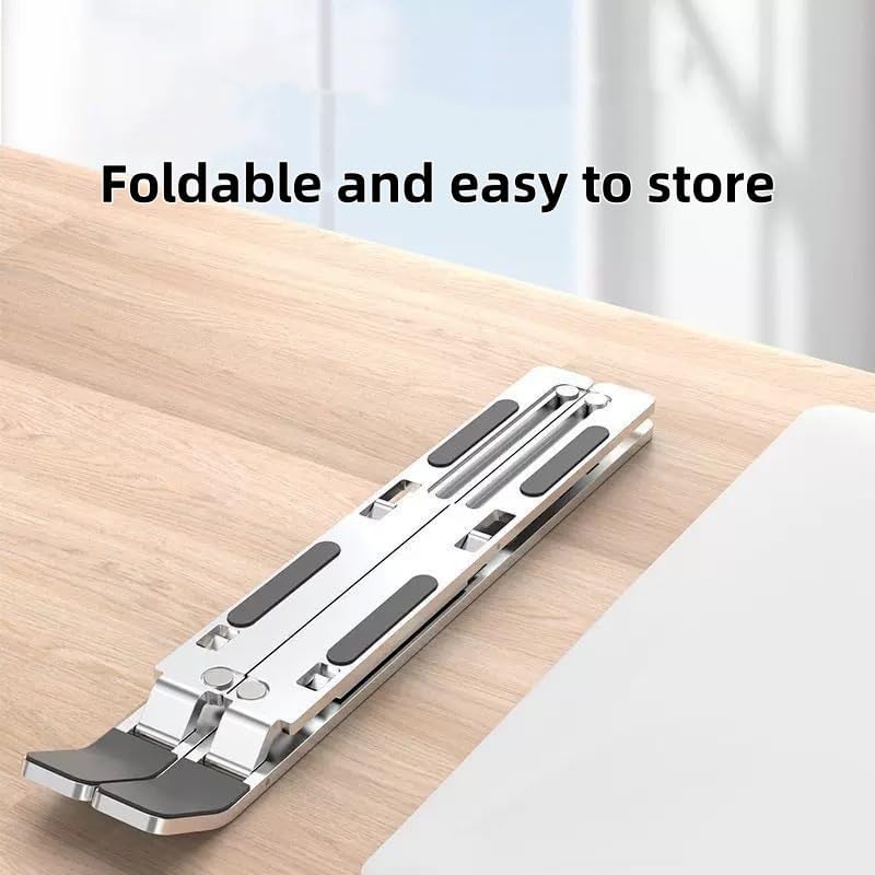 Desk Setup Mac - LABRIMP Regulowany aluminiowy stojak na laptopa,