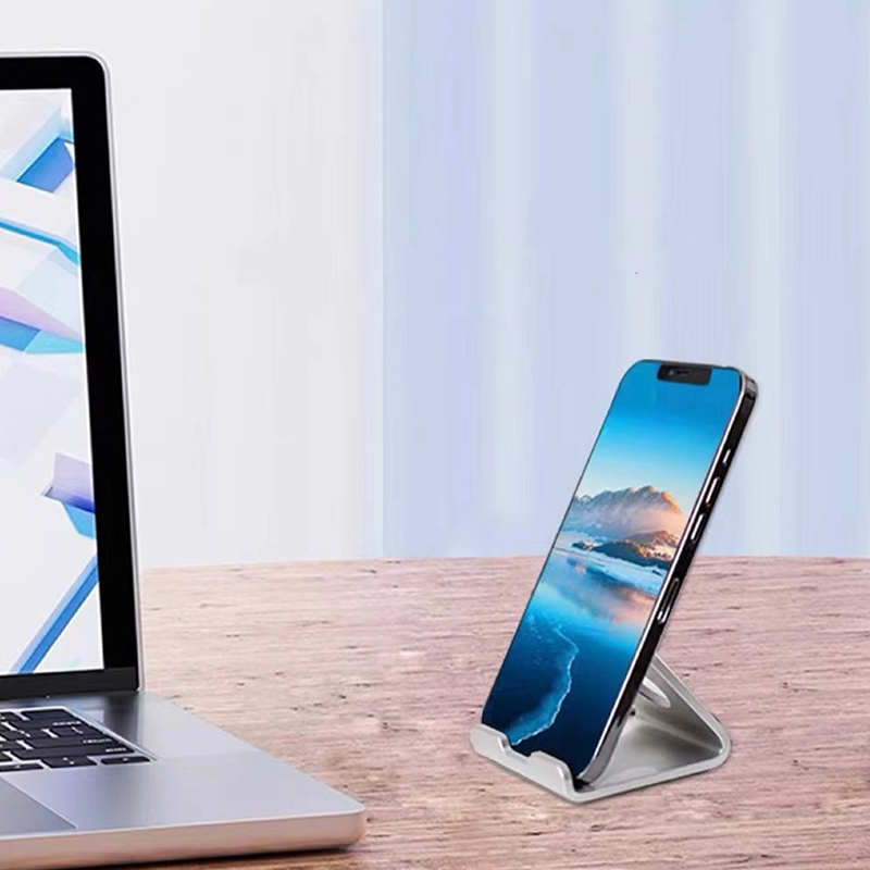 Desk Setup Table - Metalowy stojak na telefon komórkowy na