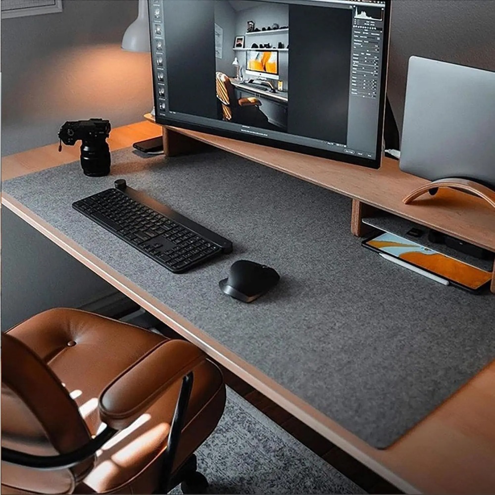 Desk Setup Carpet - Podkładka na biurko z filcu, mata