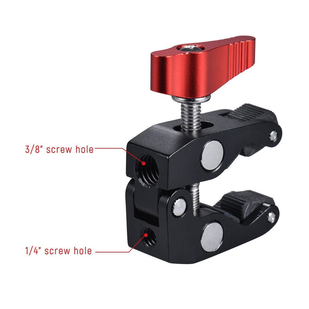 Monitor Arm Clamp - Metalowy wielofunkcyjny zacisk z głowicą kulową