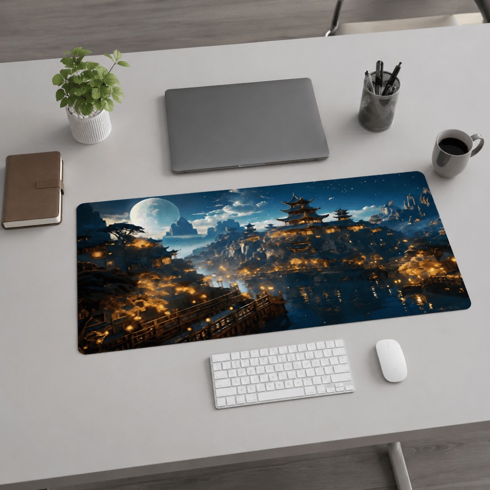 Work Desk Home Setup - Oryginalna, fantazyjna mata na stół z