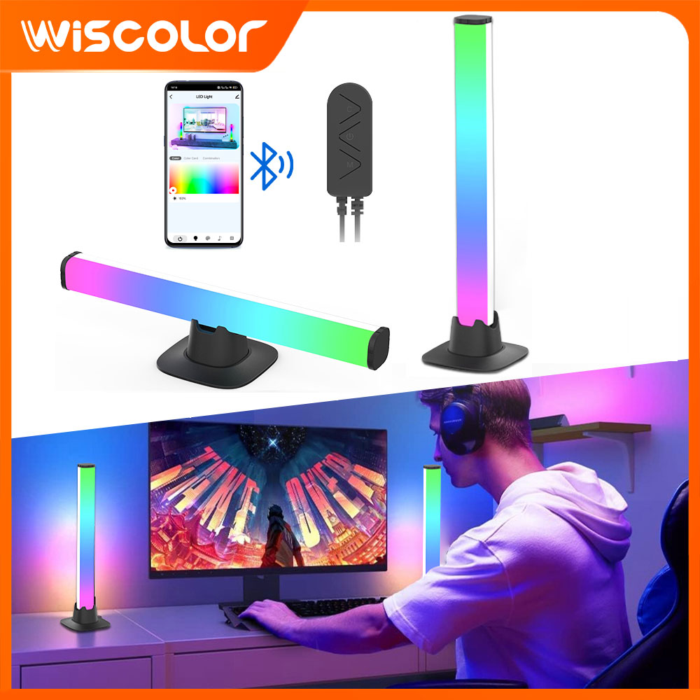 Desk Setup Tv - Listwa świetlna LED RGB z Bluetooth,