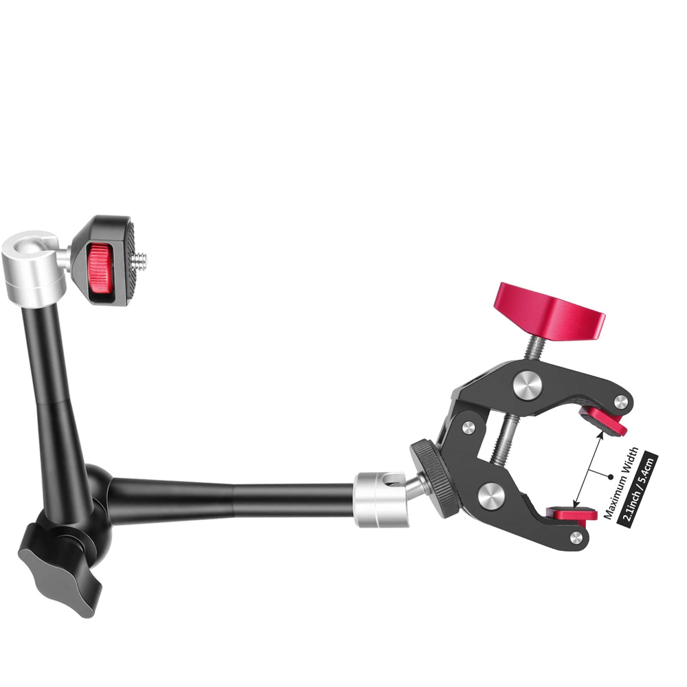 Monitor Arm Clamp - Regulowane, przegubowe ramię z regulacją tarcia,