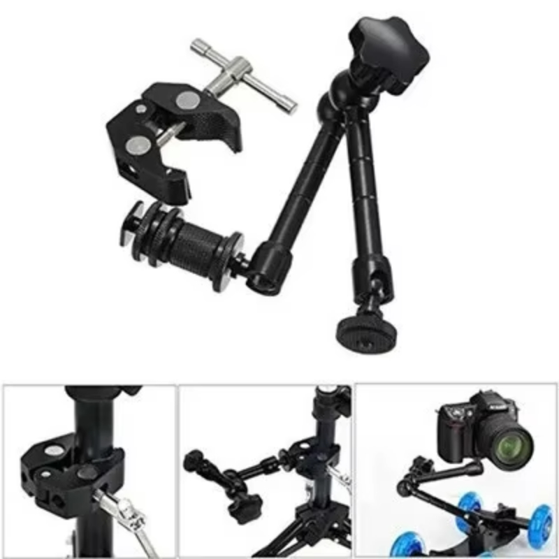 Monitor Arm Clamp - Super Clamp 7/11 cali Regulowane Magiczne