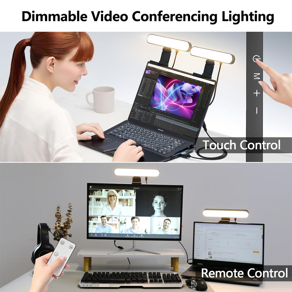 Dotykowa lampa LED z regulacją – Desk Setup Videos recenzja i cena