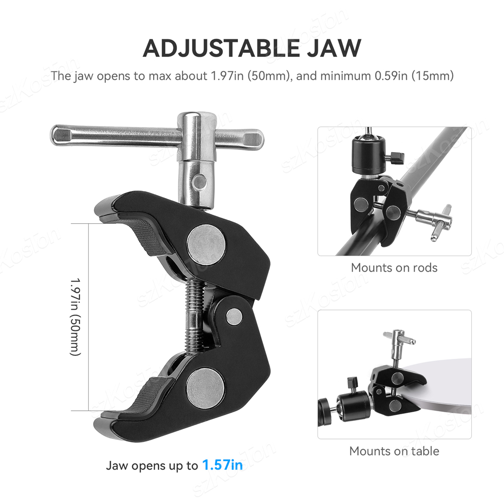 Metalowa super zaciskarka do k – Monitor Arm Clamp recenzja i cena