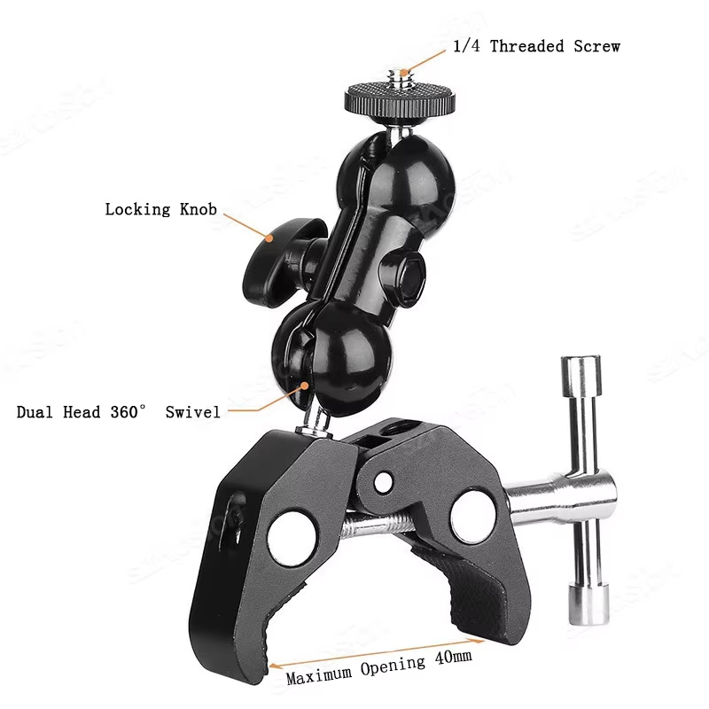 Metalowa super zaciskarka do k – Monitor Arm Clamp recenzja i cena