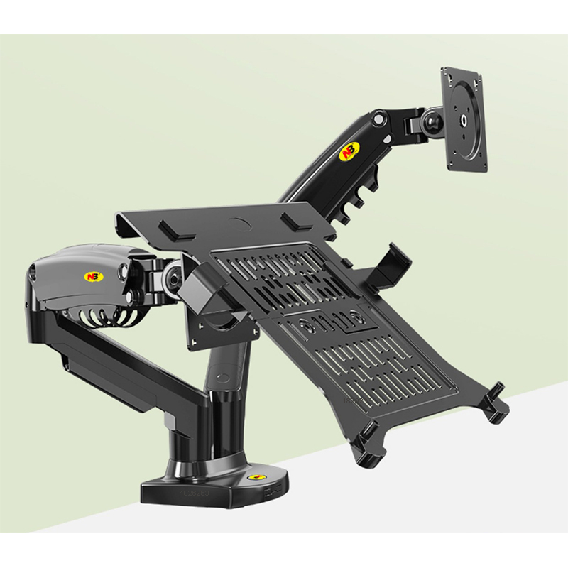 Podwójne ramię ze sprężyną gaz – Dual Monitor Desk Setup recenzja i cena