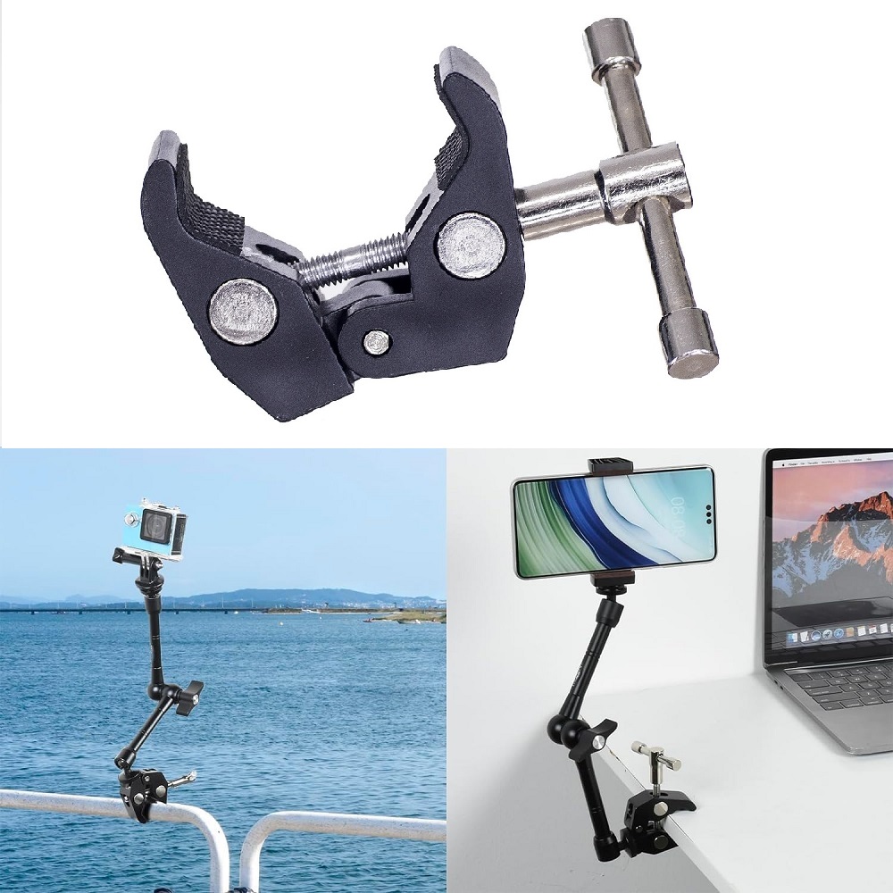 Duży klips z głowicą kulową, p – Monitor Arm Clamp recenzja i cena