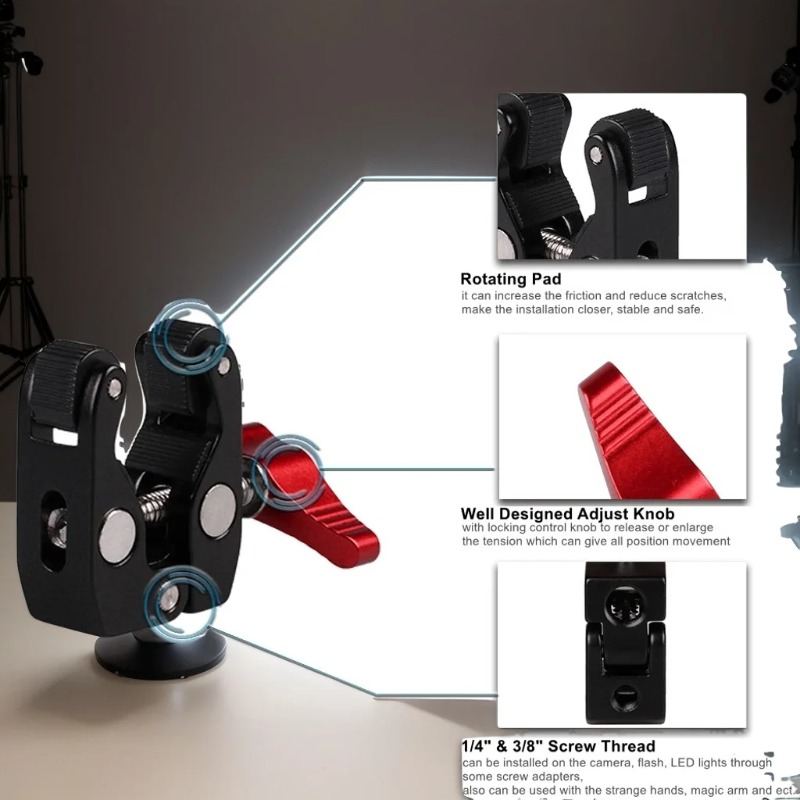 Super Clamp Camera Clamp Mount – Monitor Arm Clamp recenzja i cena