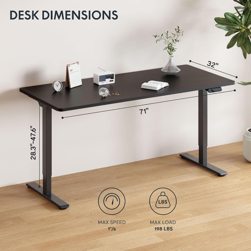 Biurko elektryczne FLEXISPOT,  – Dual Monitor Desk Setup recenzja i cena