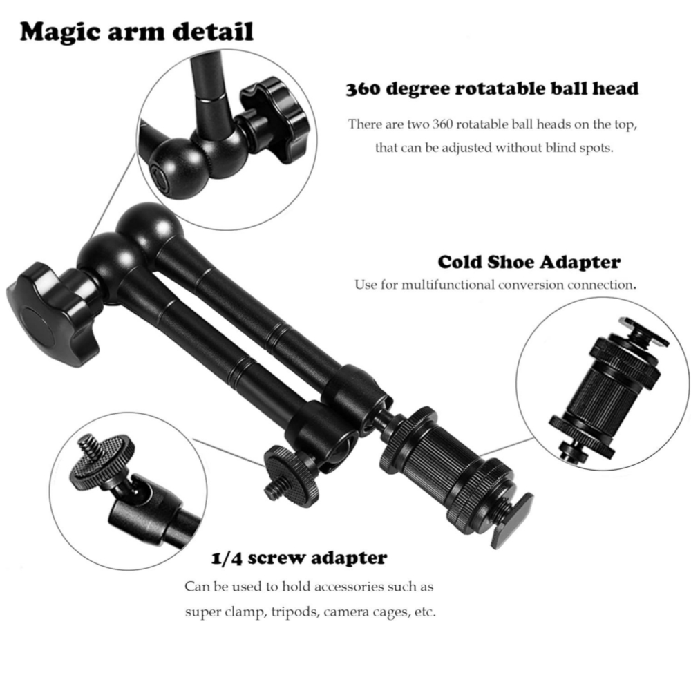 Metalowy uchwyt magiczny 11 ca – Monitor Arm Clamp recenzja i cena