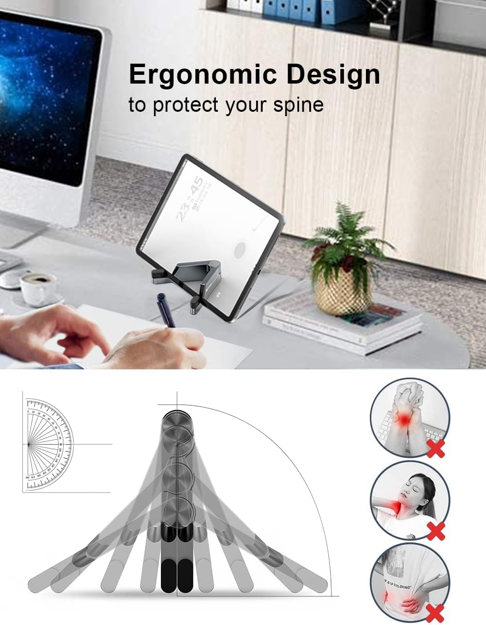 Składany aluminiowy stojak na  – Desk Setup Table recenzja i cena