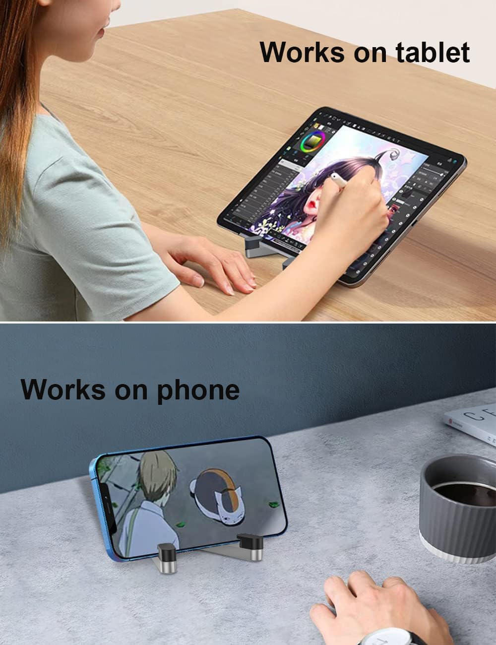 Składany aluminiowy stojak na  – Desk Setup Table recenzja i cena