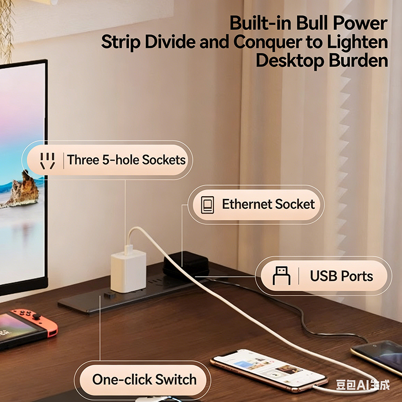 Nowoczesne elektryczne biurko  – Dual Monitor Desk Setup recenzja i cena
