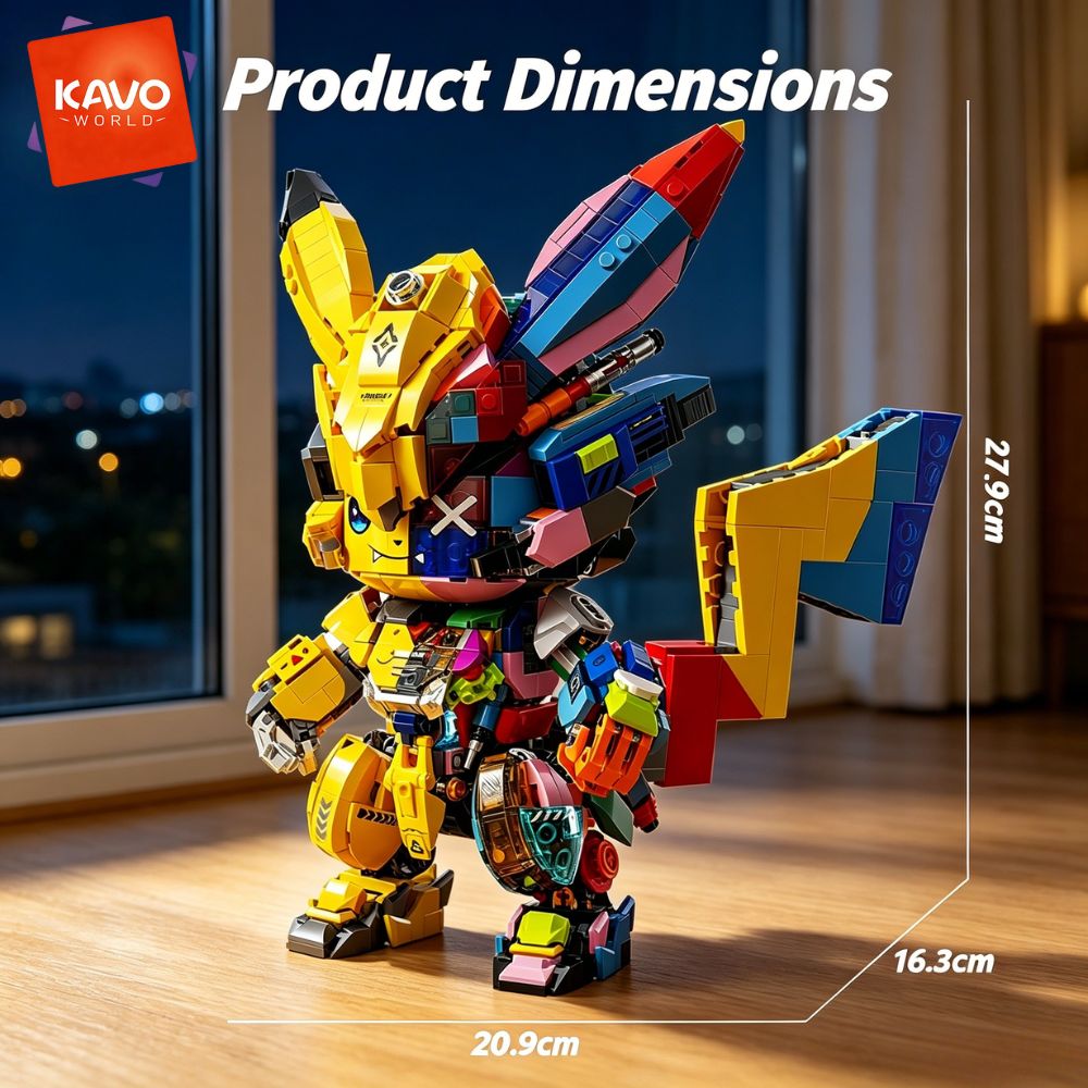 KAVOWORLD 1505 elementów Mecha – Desk Setup Small Room recenzja i cena