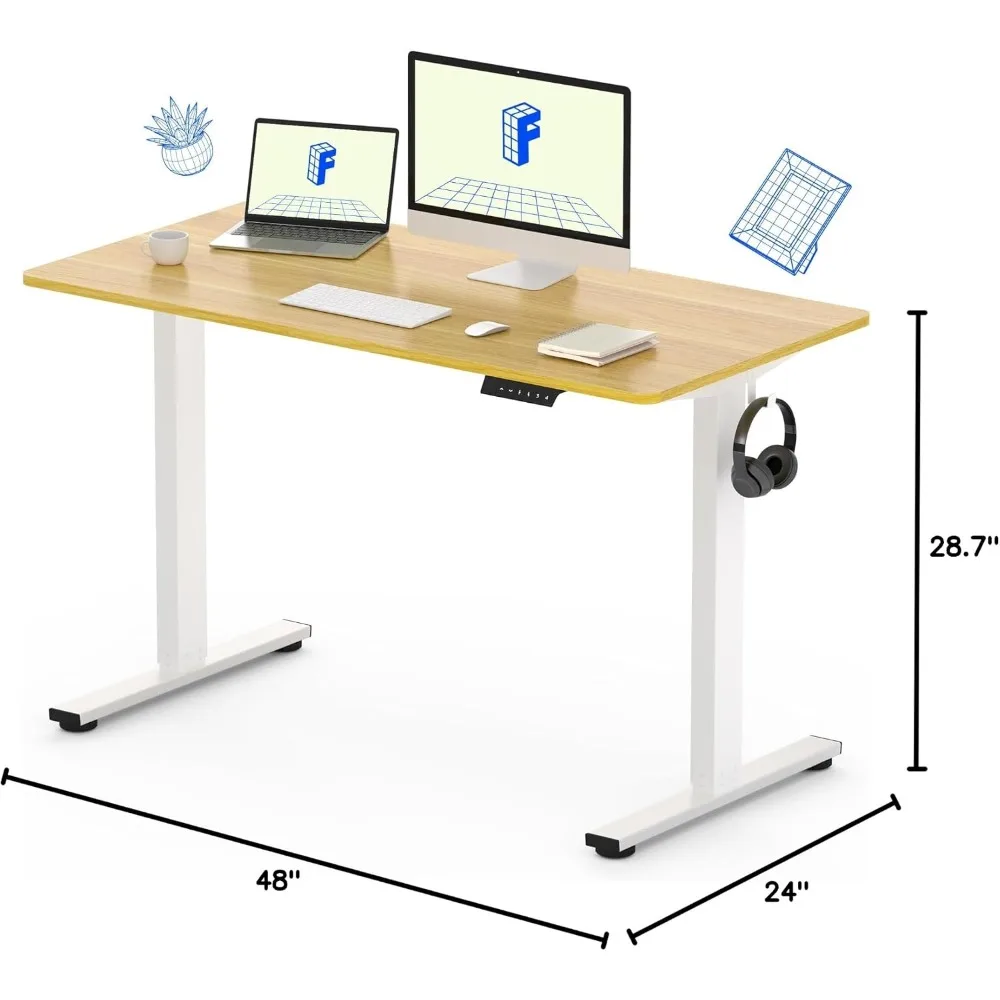 Jednoczęściowy stół do pracy n – Dual Monitor Desk Setup recenzja i cena