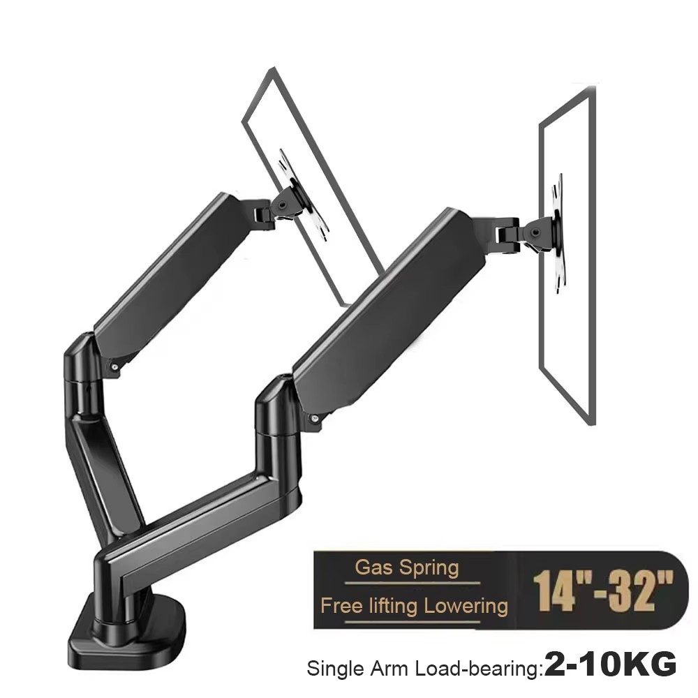 Podwójny stojak do montażu mon – Dual Monitor Desk Setup recenzja i cena