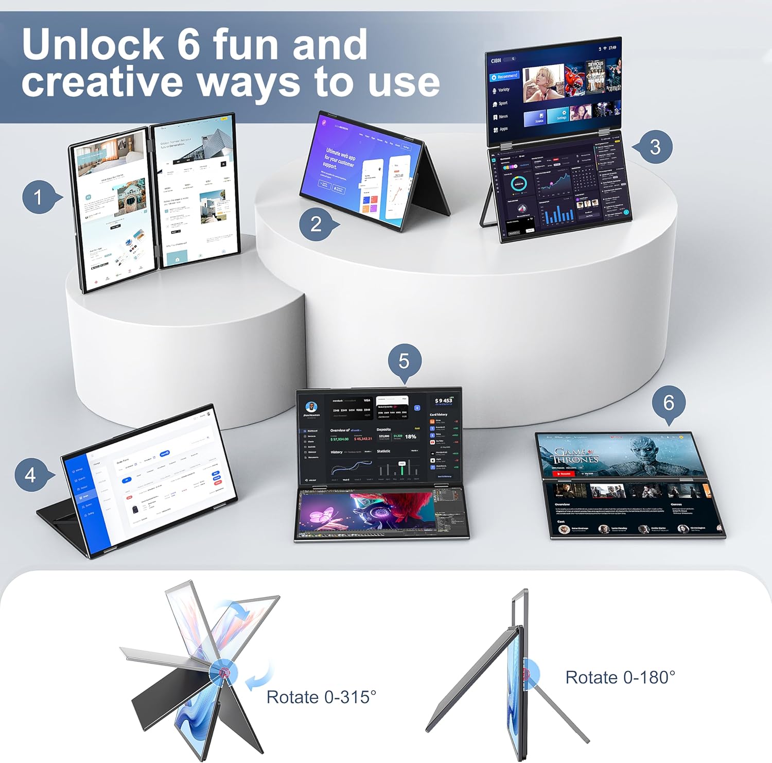 AHXJKA 15,6-calowy Podwójny Pr – Dual Monitor Desk Setup recenzja i cena