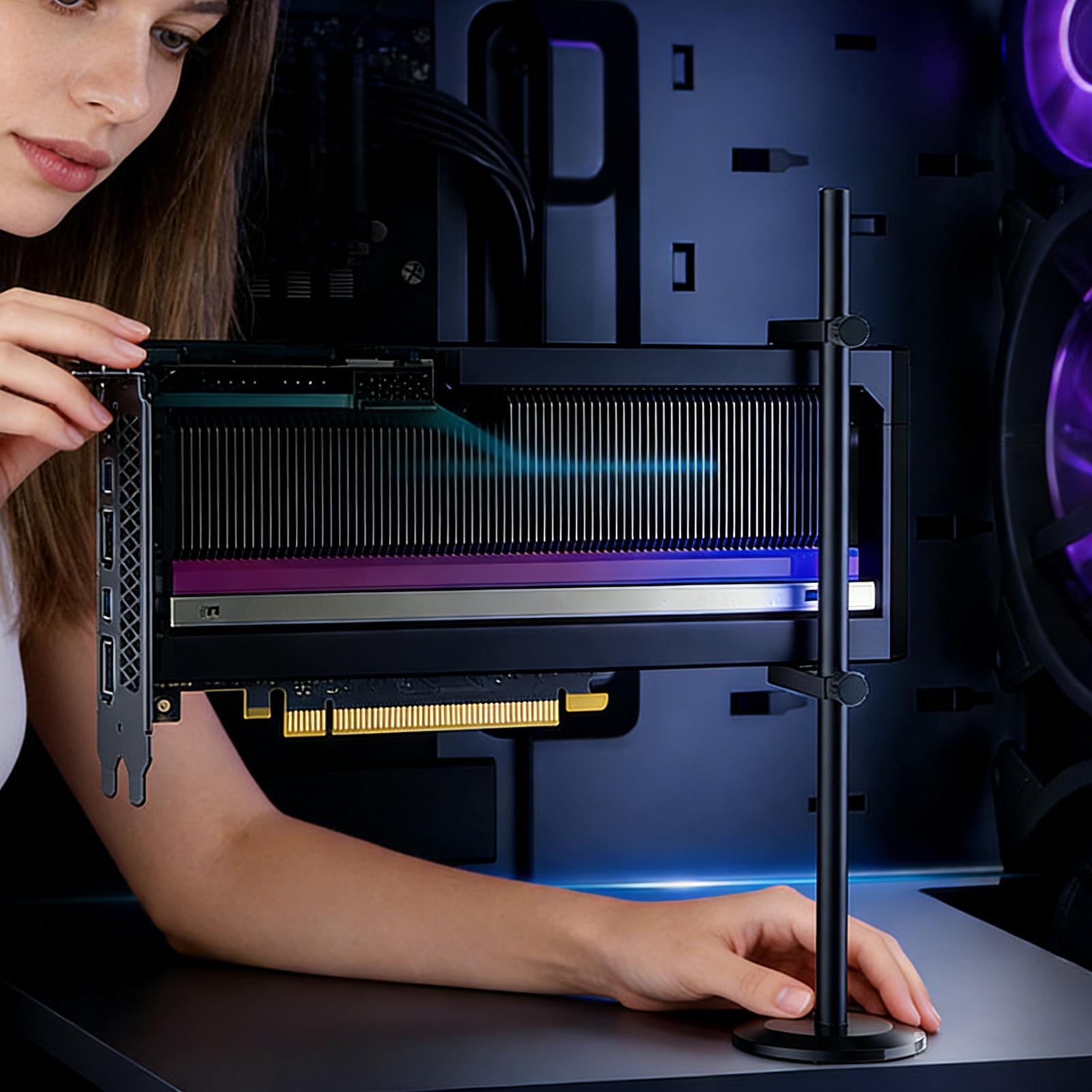 Uchwyt podtrzymujący GPU z mag – Desk Setup Videos recenzja i cena