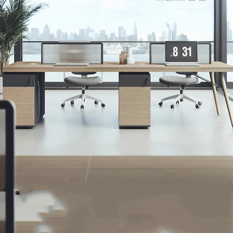 Drewniane biurko executive z m – Work Desk Home Setup recenzja i cena