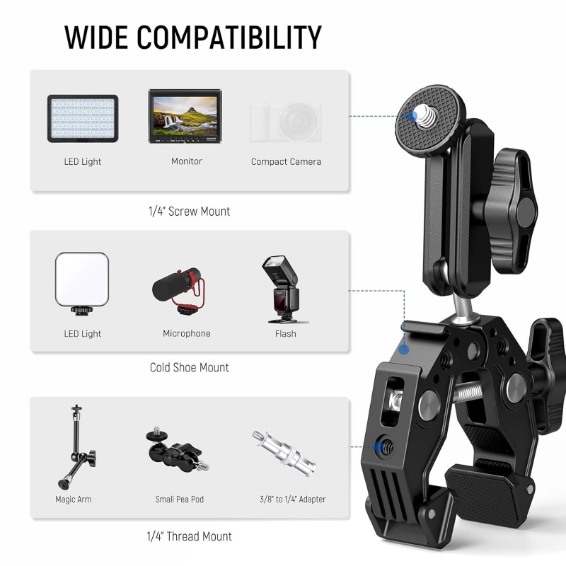 Uniwersalny aluminiowy super z – Monitor Arm Clamp recenzja i cena