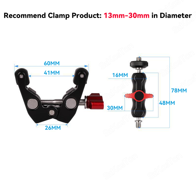 Wielofunkcyjna głowica kulowa  – Monitor Arm Clamp recenzja i cena