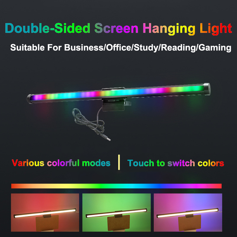 Lampa stołowa RGB 40 cm, lampk – Desk Setup Modern recenzja i cena