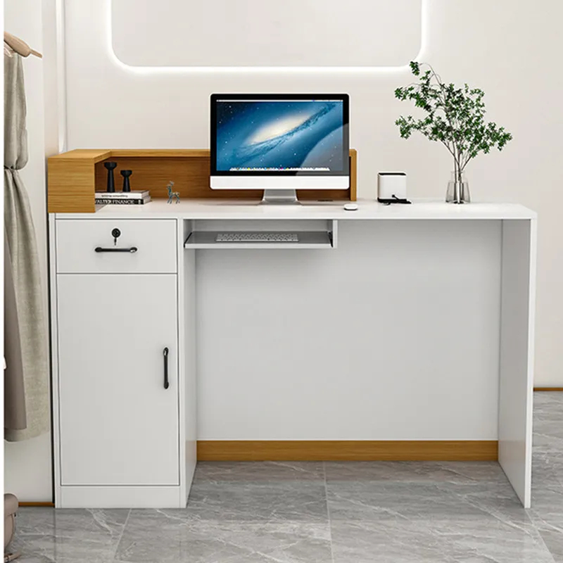Drewniana lada recepcyjna do h – Desk Setup Modern recenzja i cena