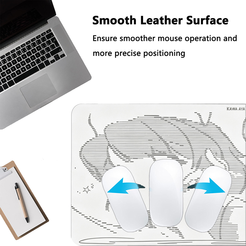 1 szt. Skórzana podkładka pod  – Desk Setup Kawaii recenzja i cena